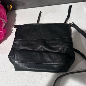 Elegant Black Leather Women's Bag